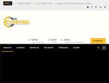 Tablet Screenshot of evrenselmakina.com